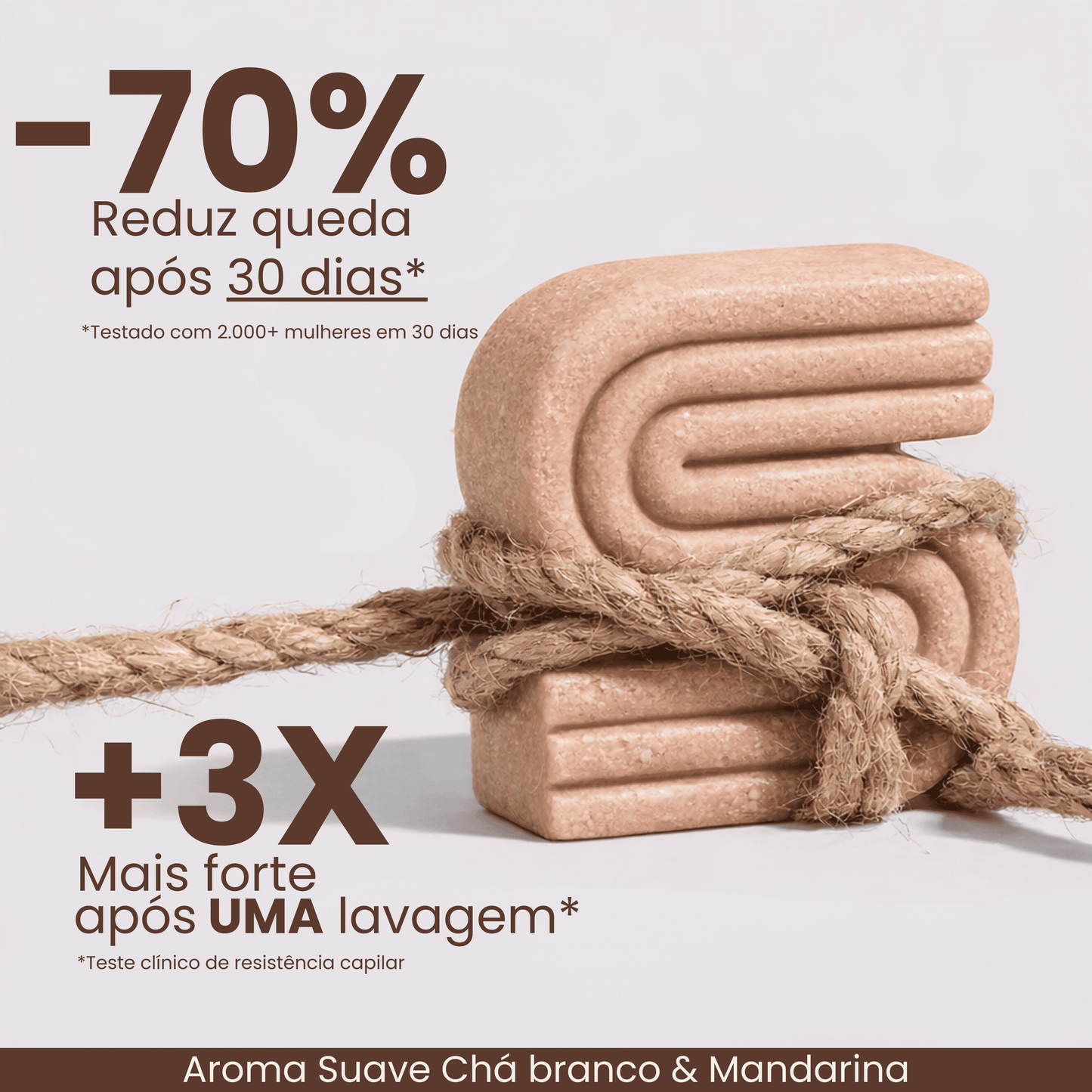 Shampoo e condicionador para crescimento e fortalecimento + Sérum Capilar de BRINDE!